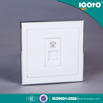 Igoto B9074 Rj11 Electric Telephone Wall Socket Outlet